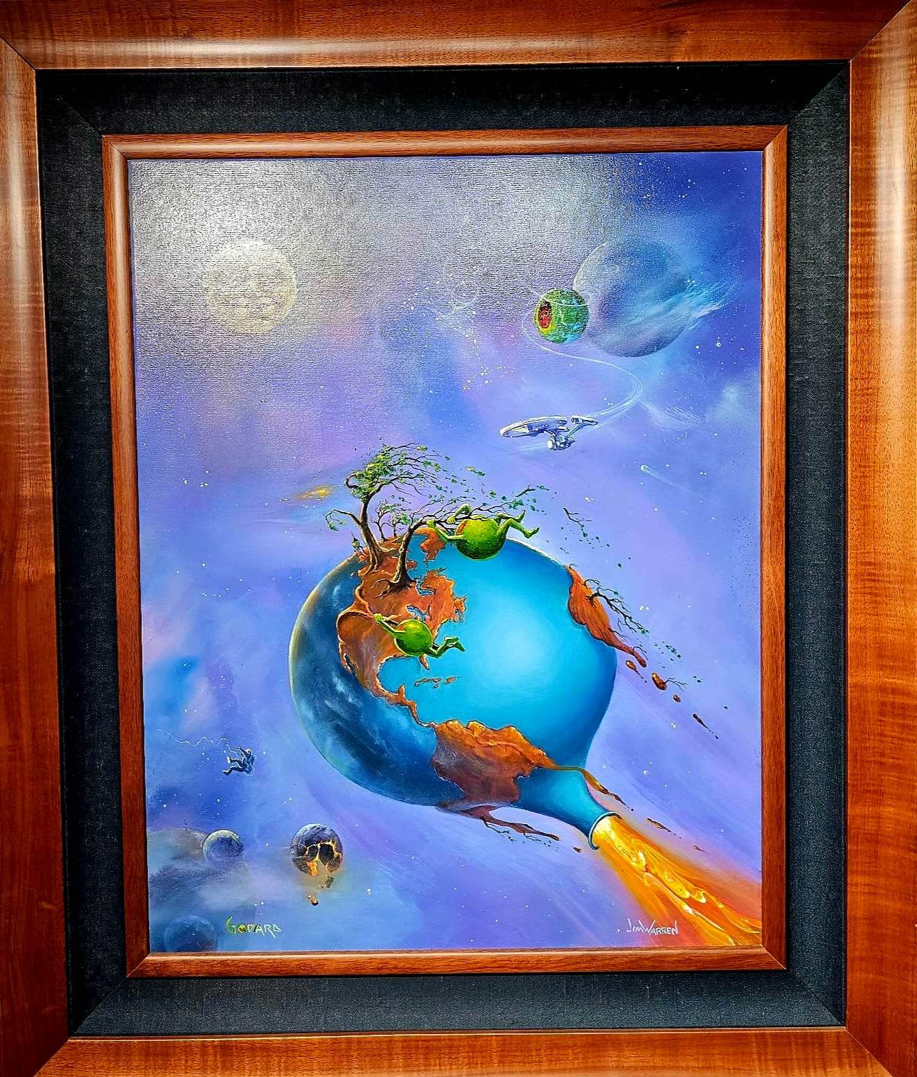 planet earth painting