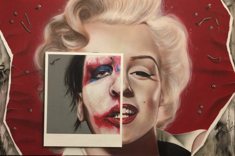 Marilyn Monroe original painting 18 x 24 canvas