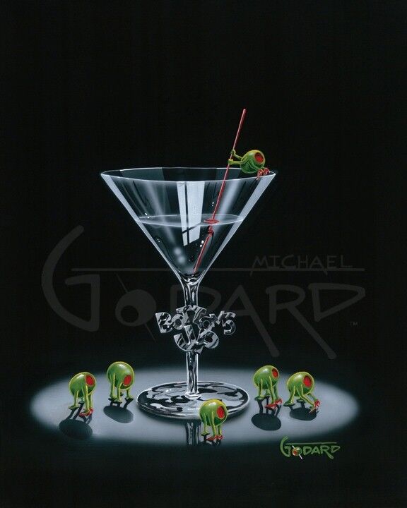 Majesty Black Martini Glass